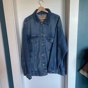 Oversized Blue Denim Jacket